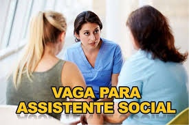 OFERTA DE EMPREGO - ASSISTENTE SOCIAL